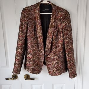 Metallic Floral Zara Blazer